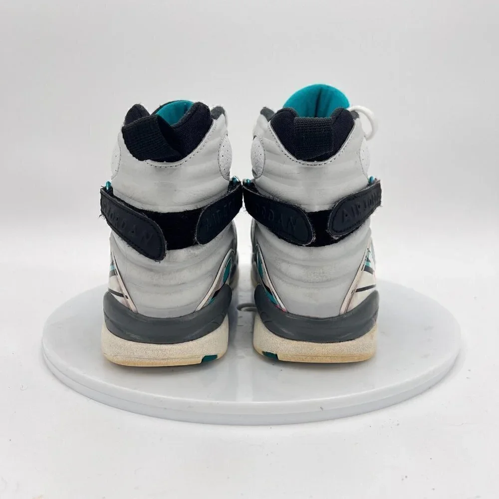 Nike Air Jordan 8 Retro Youth Size 7.5 Women 9 305368-113 South Beach Shoes