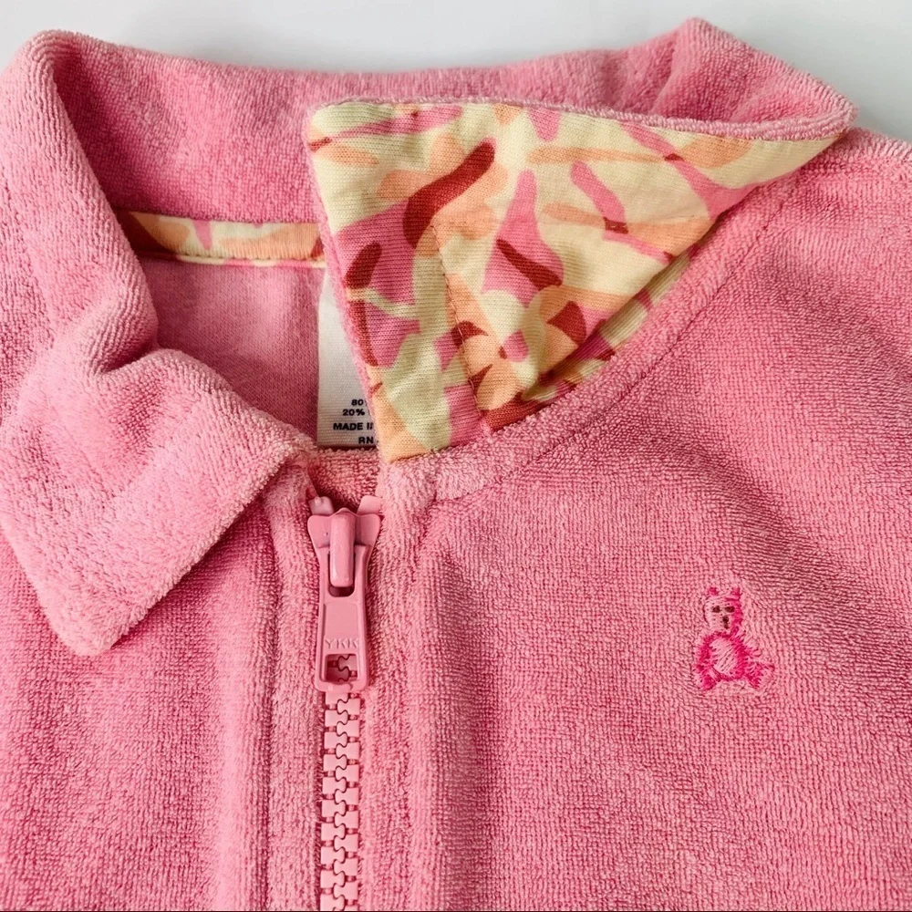 Gap Pink ZIP Terry Coverup & Match Beach Towel Perfect Gift Summer Fun