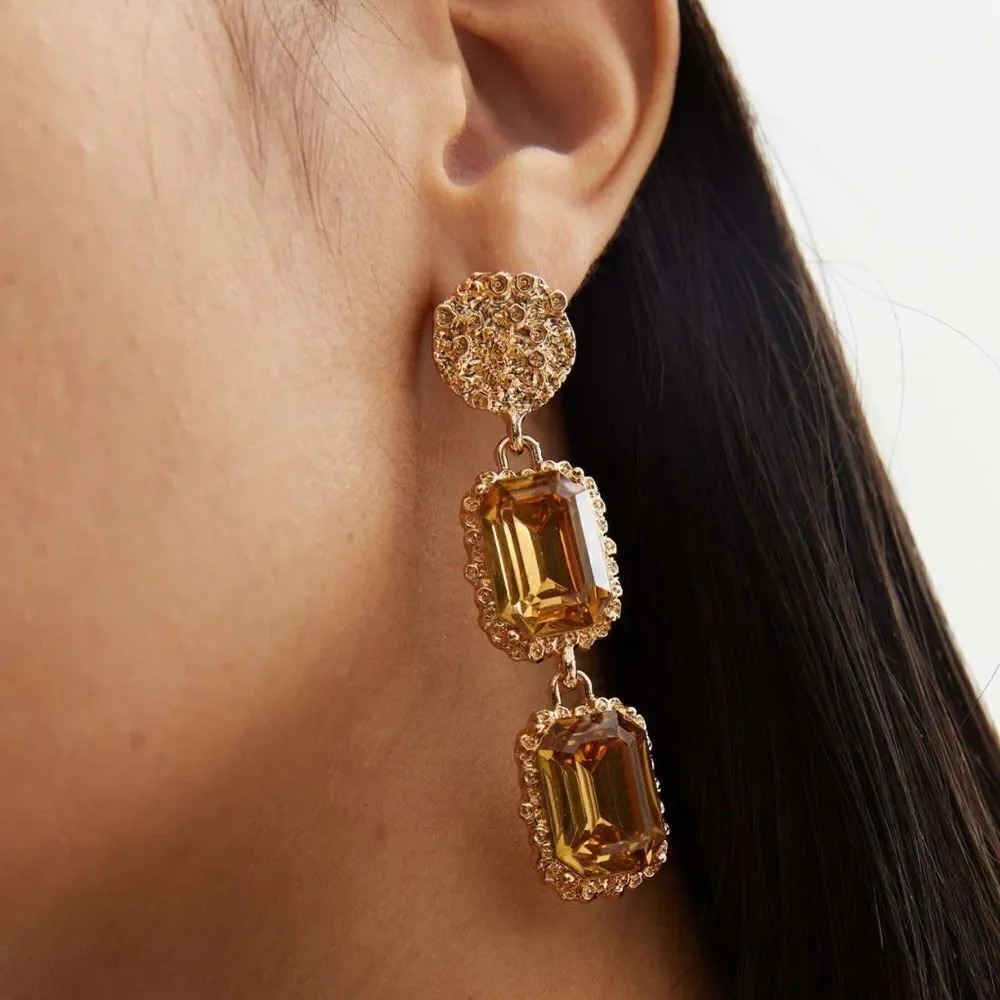Bohemian drop earrings N90