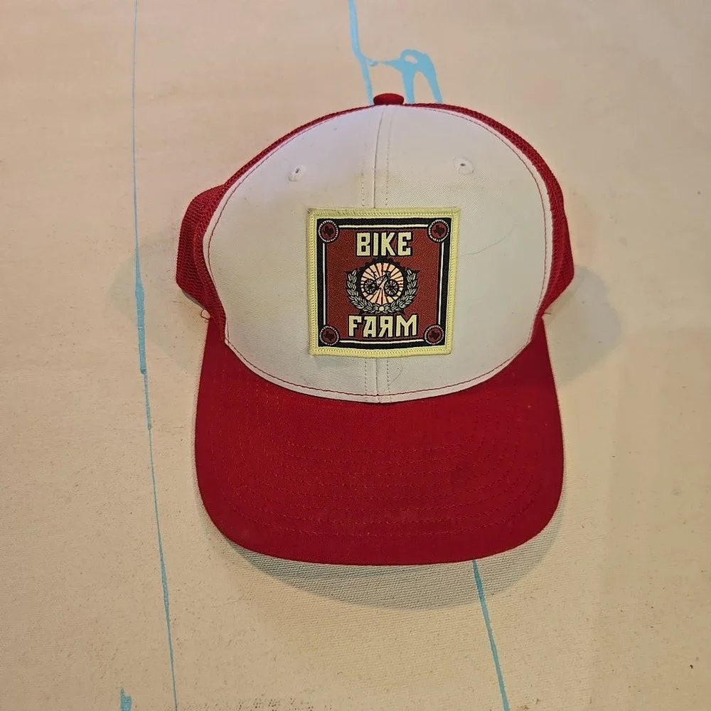 Bike Farm Austin TX Hat Richardson‎ 172 Mesh Patch Trucker Snapback Bicycle USA