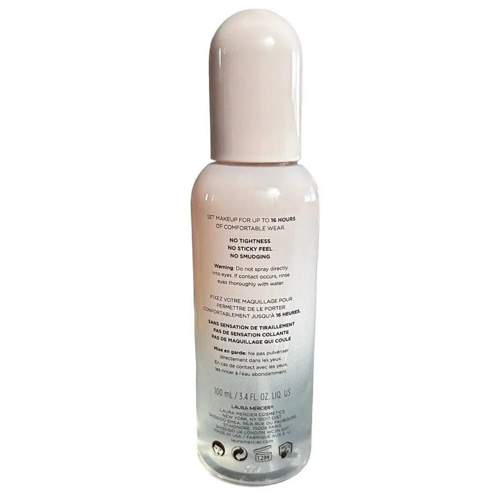 Laura Mercier Translucent Pure Setting Spray 16HR Hydrating 100ml NWT Full Size