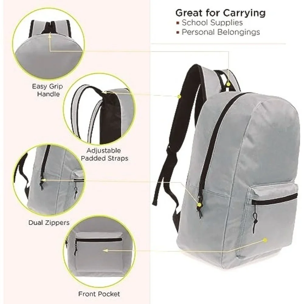 NWT‎ Classic Backpack in Light Gray - 17