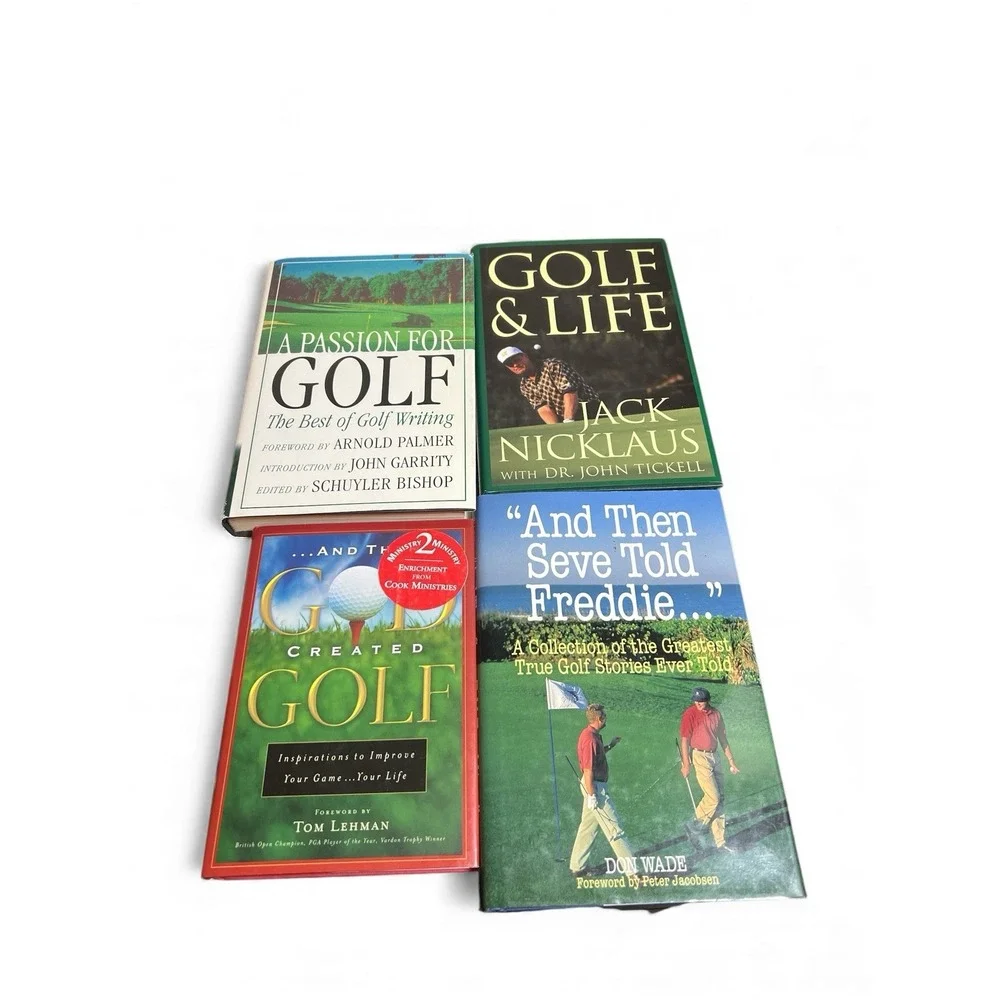 Golf Book Lot Passion for Golf‎ Arnold Palmer Nicklaus Seve Freddie Tom Lehman