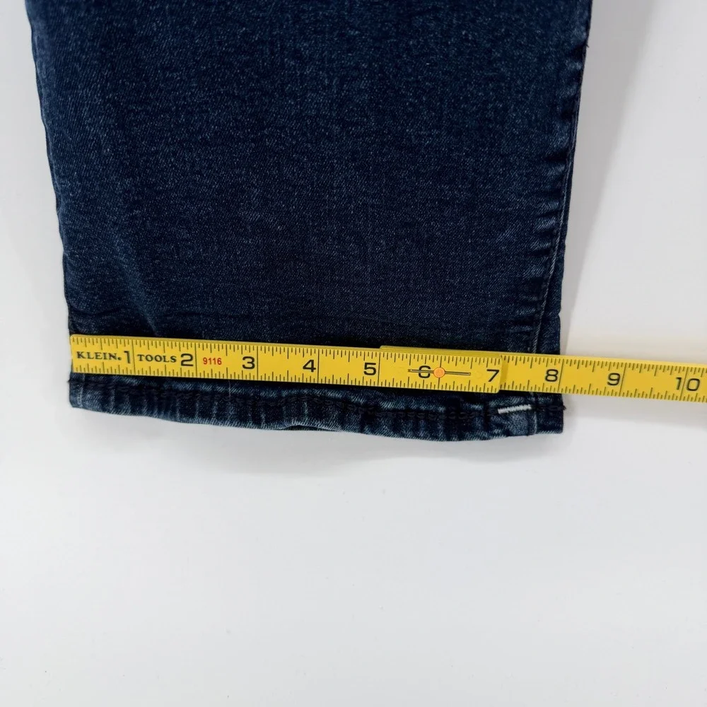 Mens True Religion Ricky Relaxed Straight Dark Wash Big T Flap Pocket 32x32