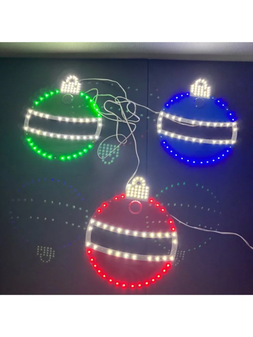 Holiday Time LED Christmas Ornaments 10ct Light‑Up Set – Multicolor