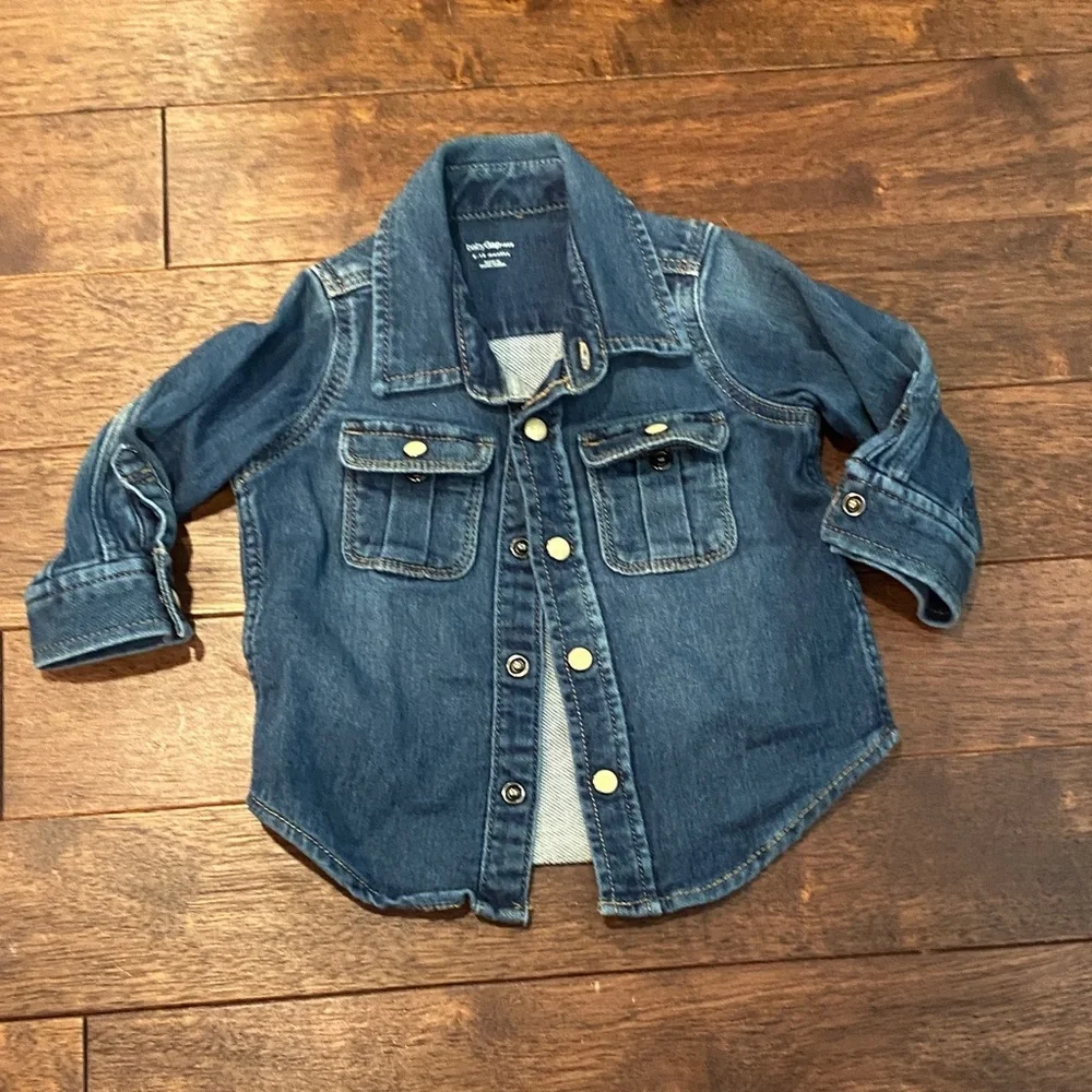 GAP Kids Classic Denim Jacket in Blue