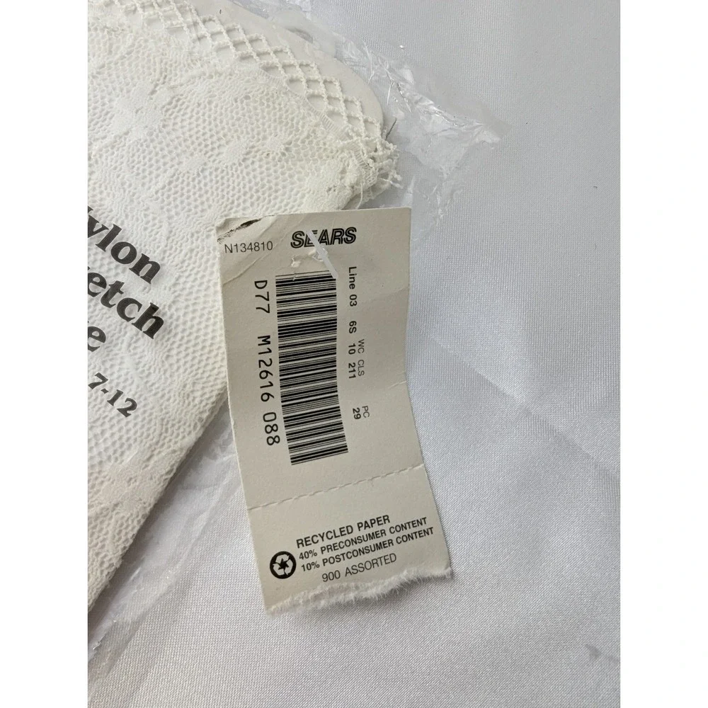 Sears white lace