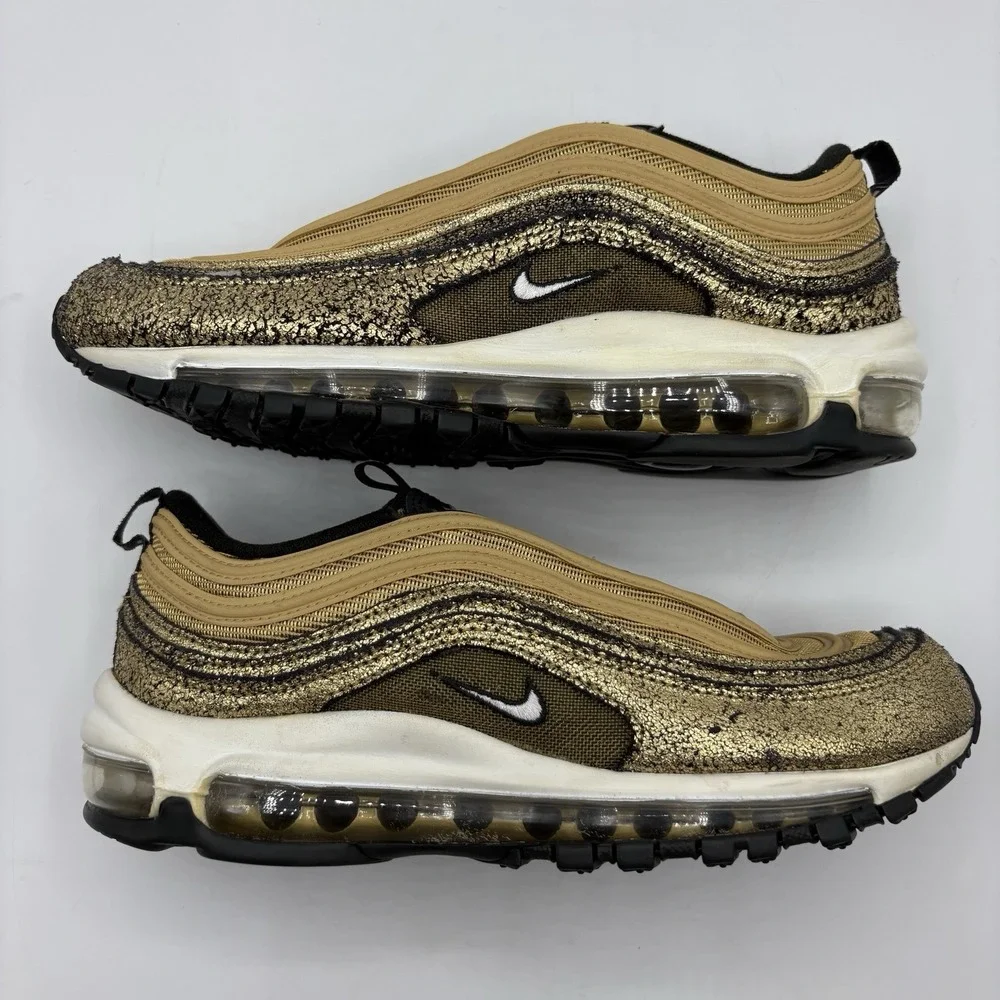 Nike Sneakers‎ Women's GoldAir Max 97 'Cracked Gold' | DO5881 700 2021 Size W 8