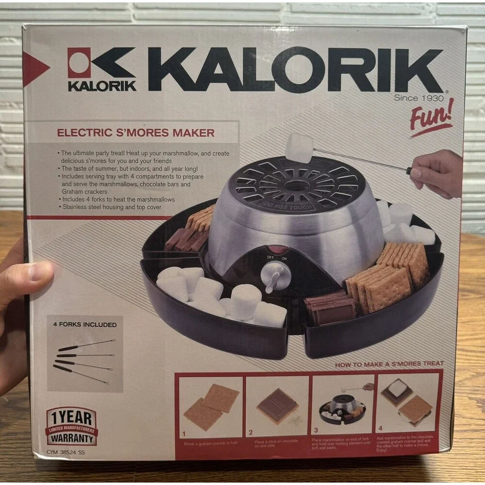 Kalorik‎ Indoor Electric Stainless Steel S'mores Maker