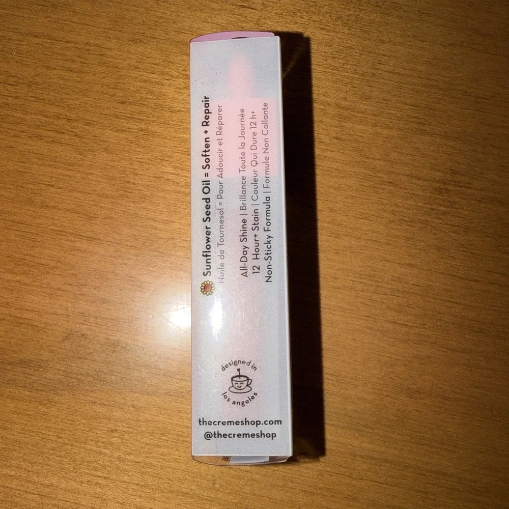 NEW The Creme Shop Glossy 12 HR+ Lip Stain, 0.194 oz. - Heart Eyes
