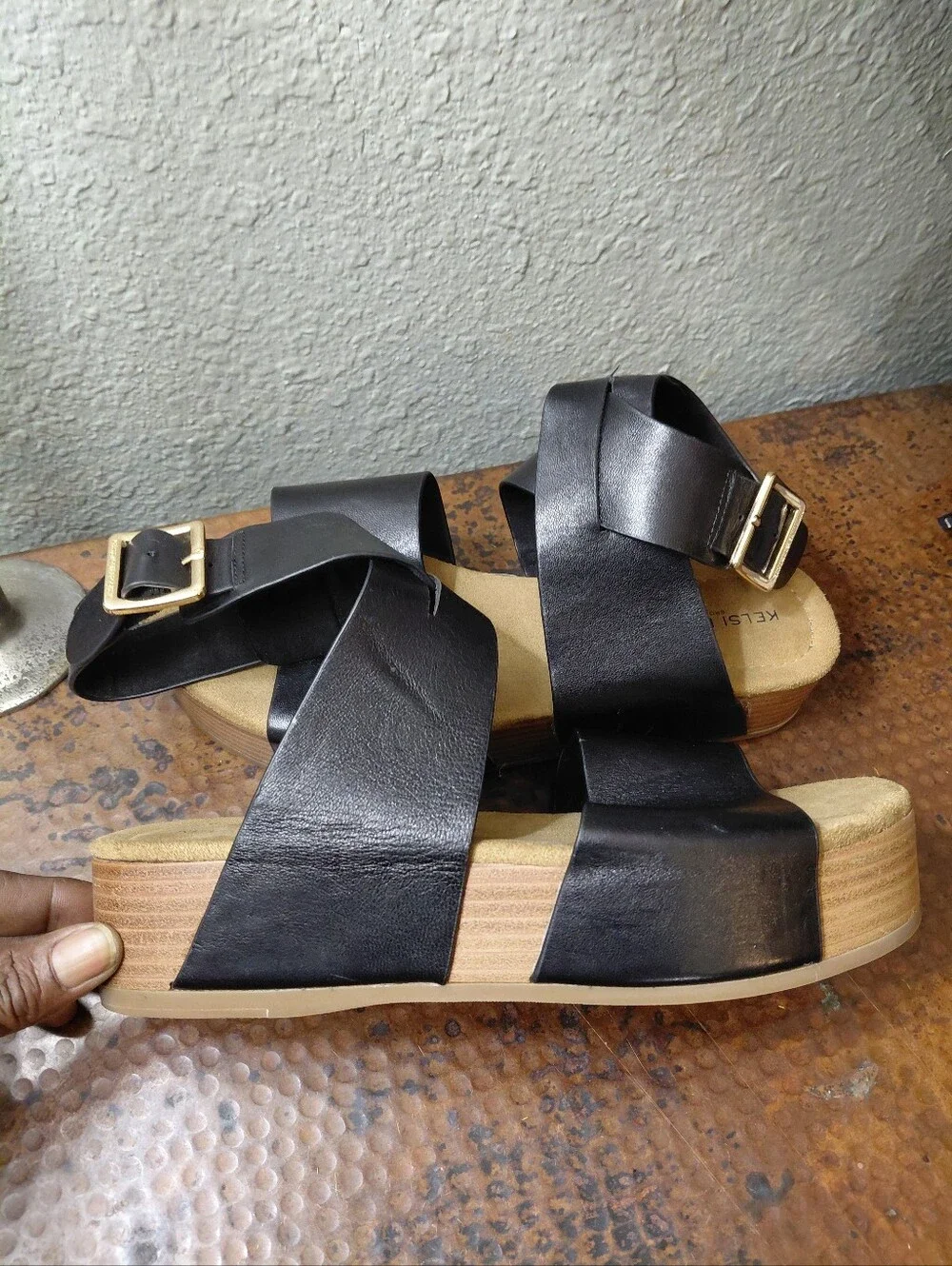 Kelsi Dagger leather upper