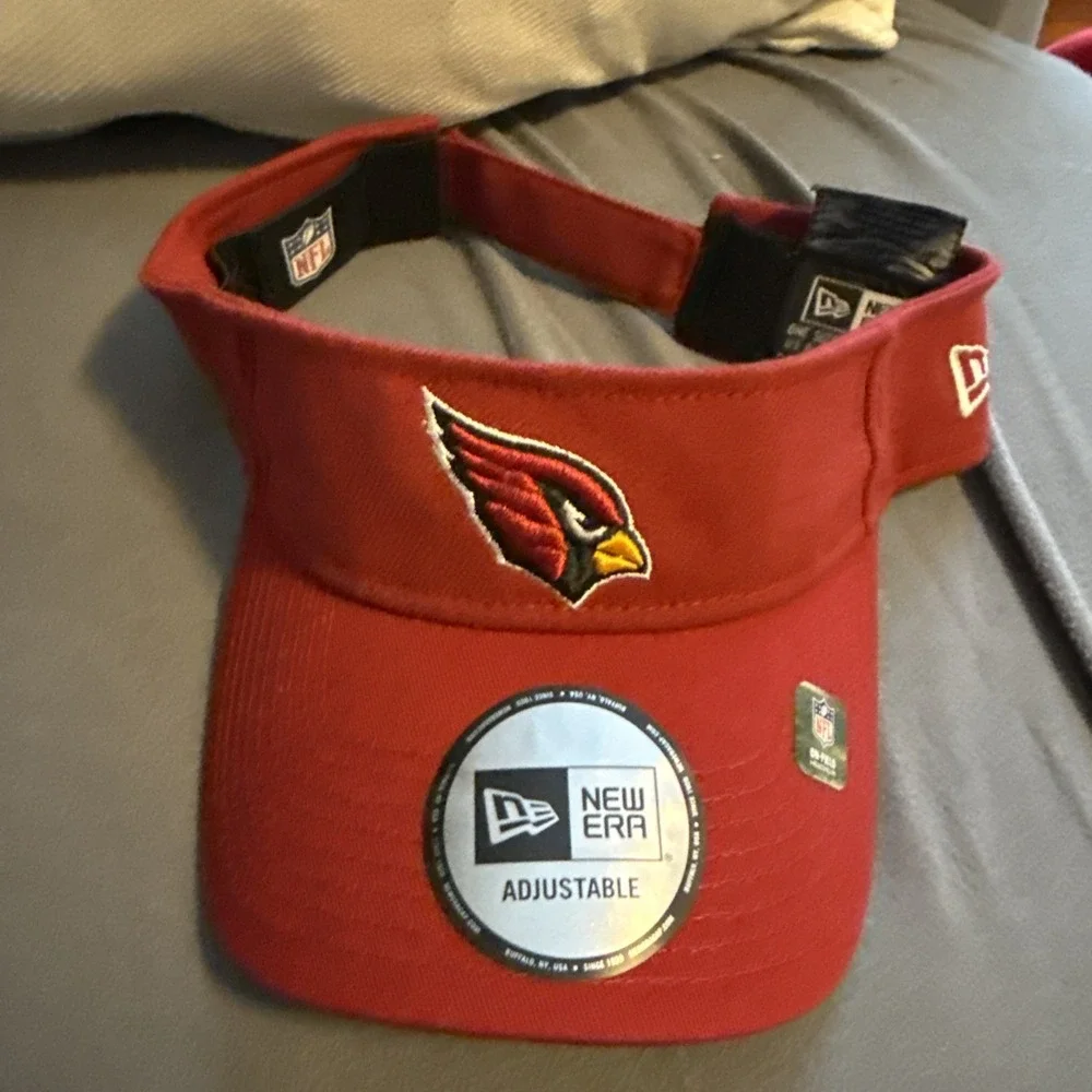 New‎ Era Arizona Cardinals Adjustable Visor Red NFL Football Brand New