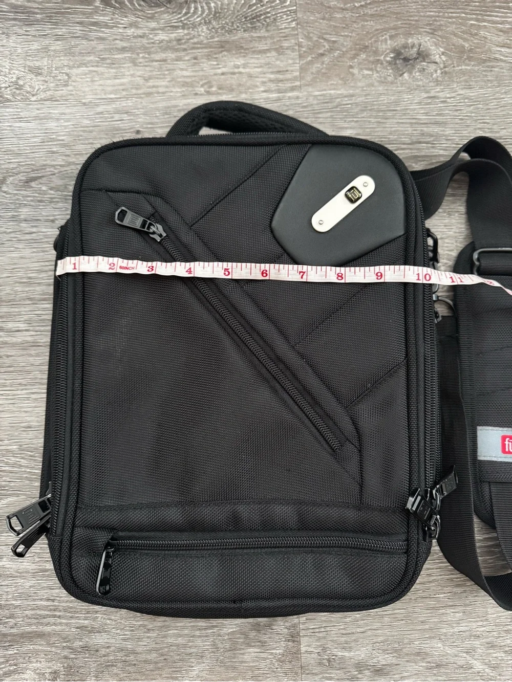 Fūl Crossbody Tablet Laptop Organizer Bag in Black
