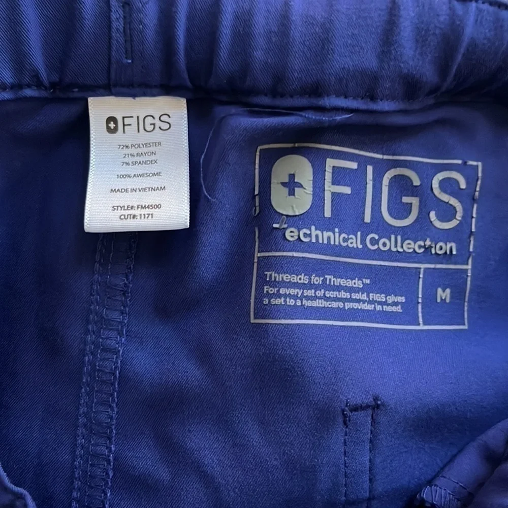 Figs drawstring waist