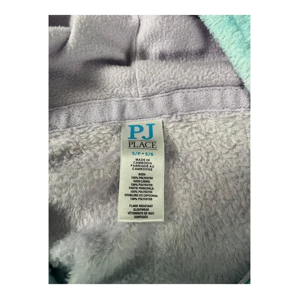 The Children's Place Warm Comfy Full Zip Unicorn One-Piece Small 5/6 Unicorn