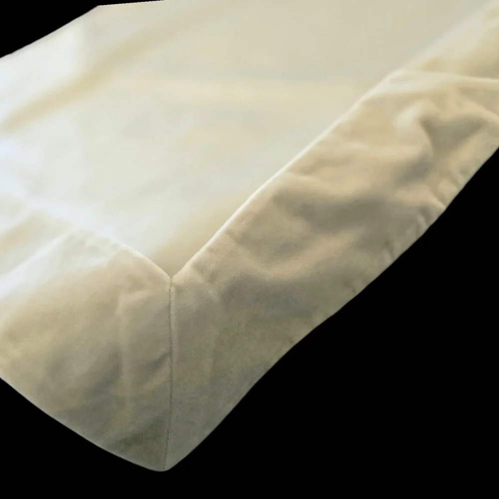 RH Italian Siena 1000-Thread Count Sateen & Velvet King Sham Restoration Hardwar
