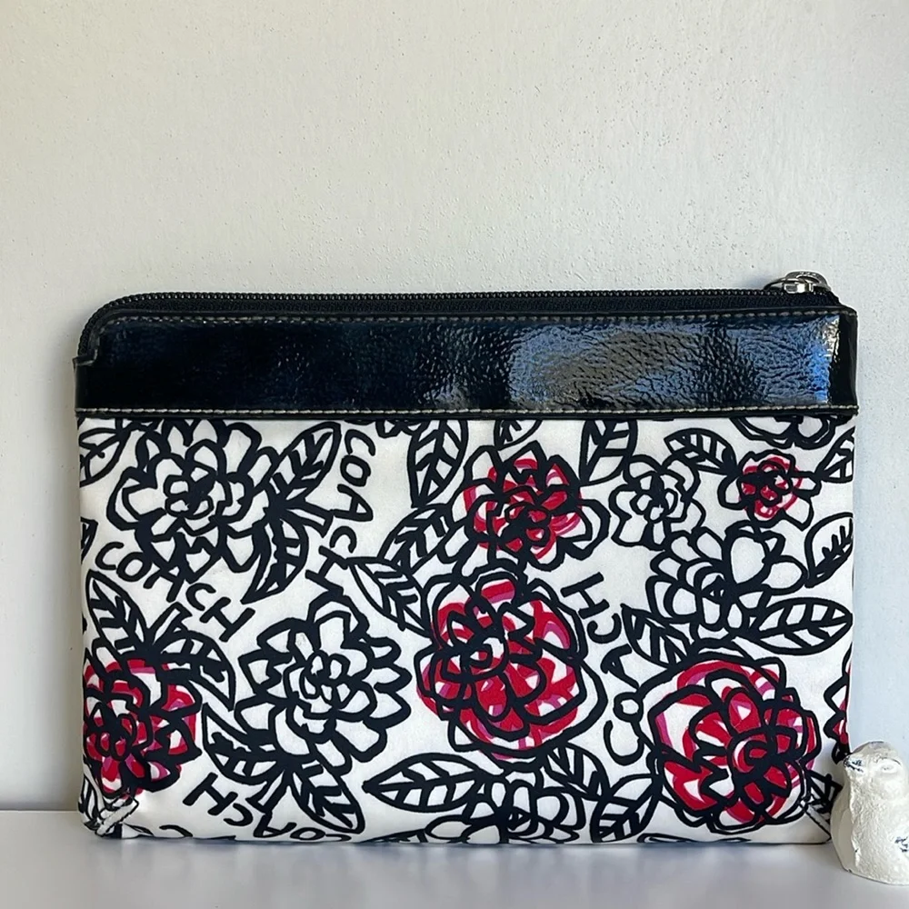 COACH Poppy Large Pouch Clutch