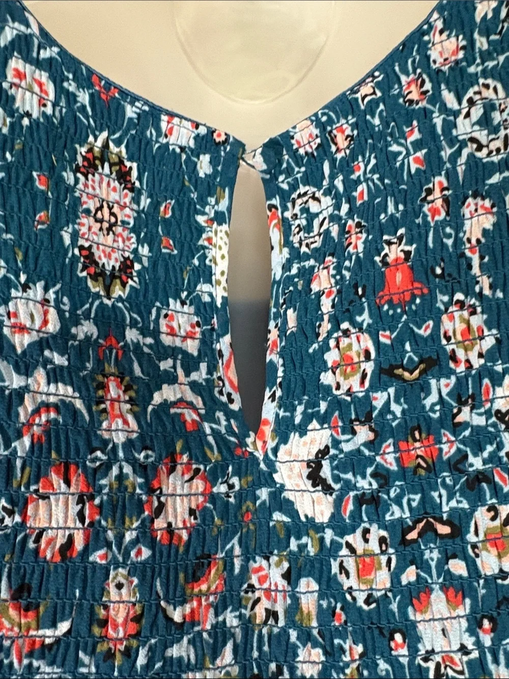 princess vera wang Blue Floral Sleeveless Sundress