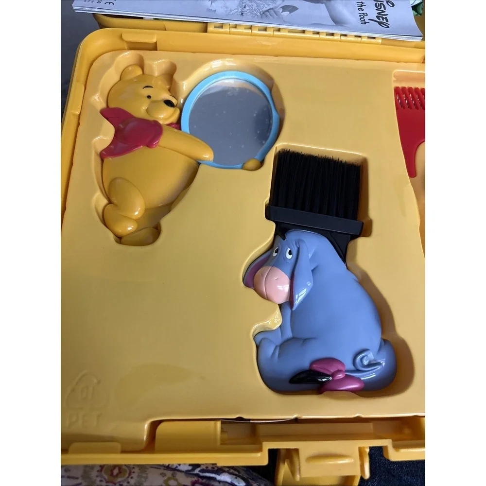 VTG Disney Winnie The Pooh Remington Kids Hair Clippers Haircut Kit Accessories
