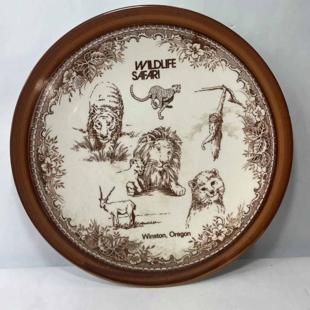 Wildlife‎ Safari Winston Oregon Decorative Collectible Plate