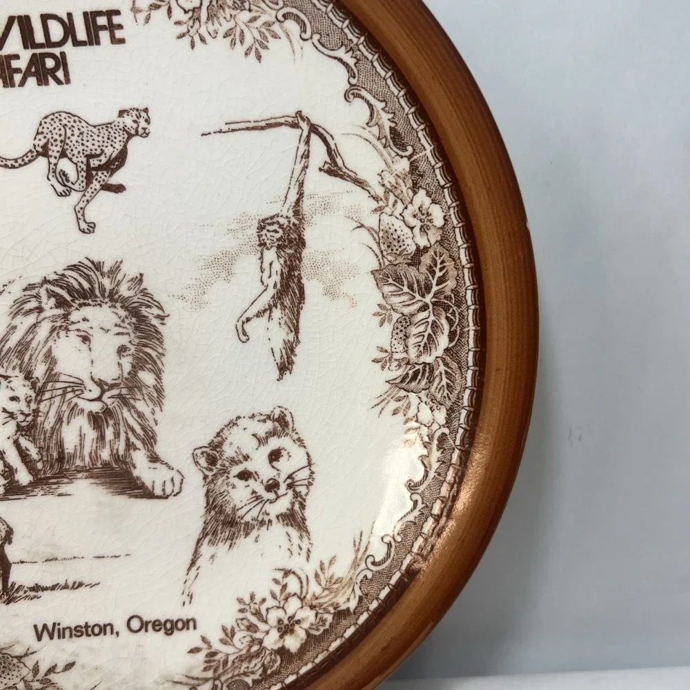 Wildlife‎ Safari Winston Oregon Decorative Collectible Plate