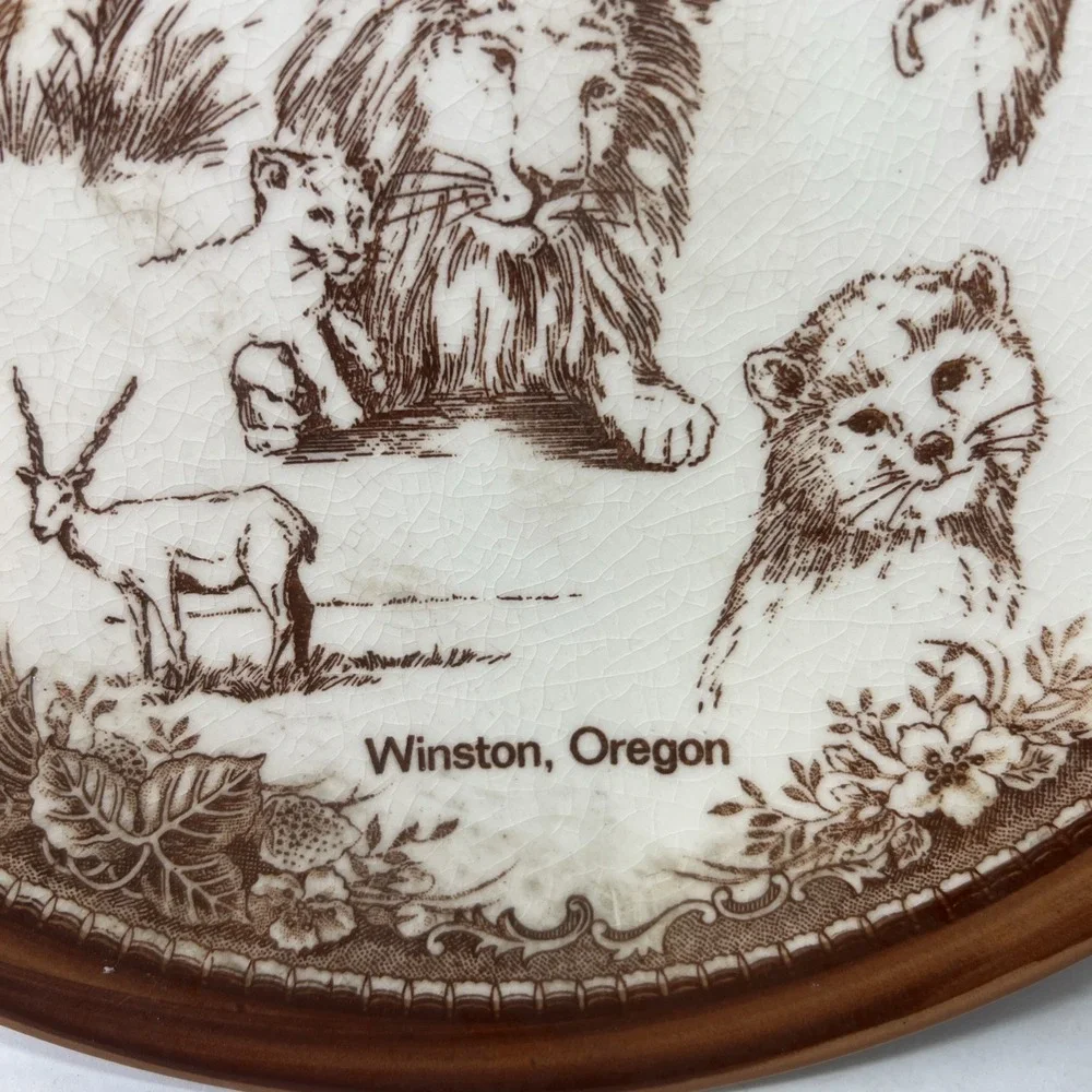Wildlife‎ Safari Winston Oregon Decorative Collectible Plate