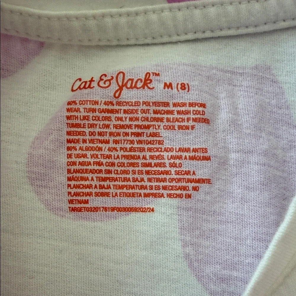 Girls Pink Heart and Tie-Dye T-Shirts