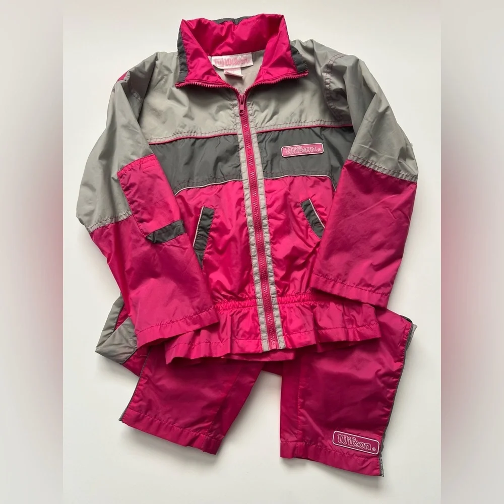Vintage Wilson Windbreaker Set