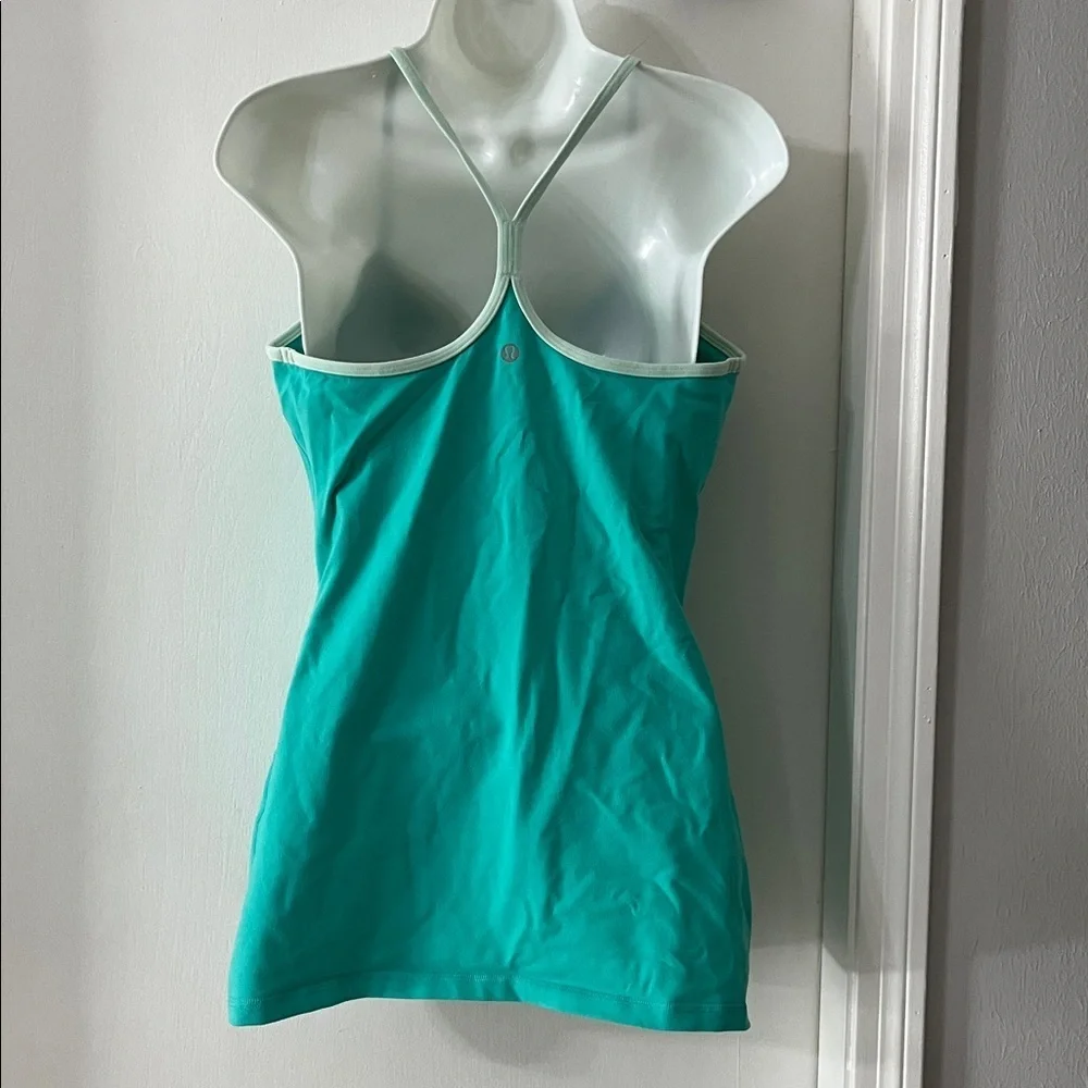 Lululemon Power Y Tank *Luon Bali Breeze / Fresh Teal