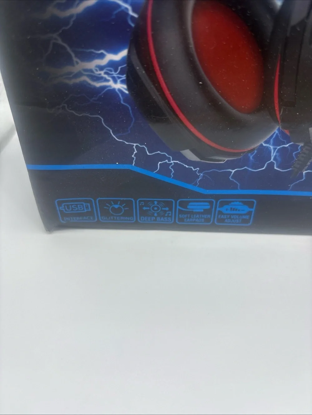 BEEXCELLENT GM-1 USB Gaming Headset NIB Black and Red