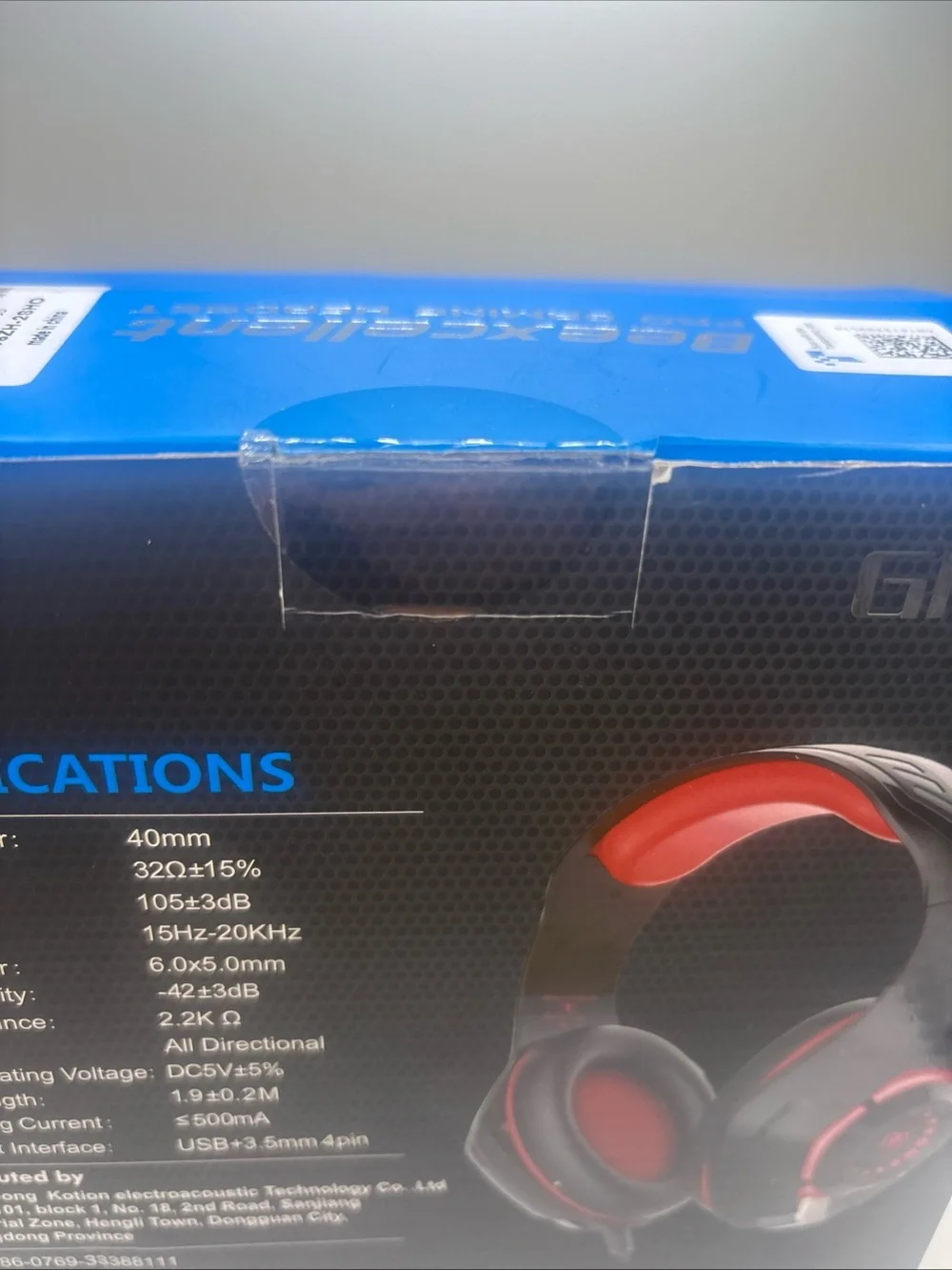BEEXCELLENT GM-1 USB Gaming Headset NIB Black and Red