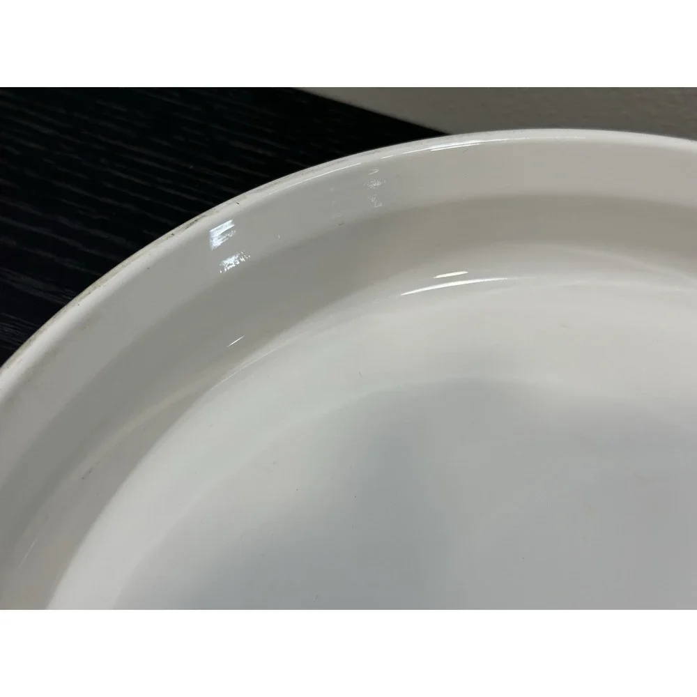 Corning Ware French Bisque F-3-B Round Quiche Tart Dessert Baking Dish 10 Inch