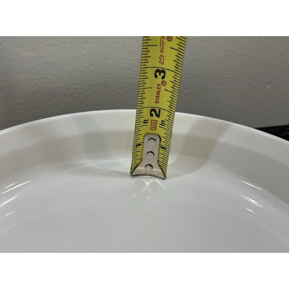 Corning Ware French Bisque F-3-B Round Quiche Tart Dessert Baking Dish 10 Inch