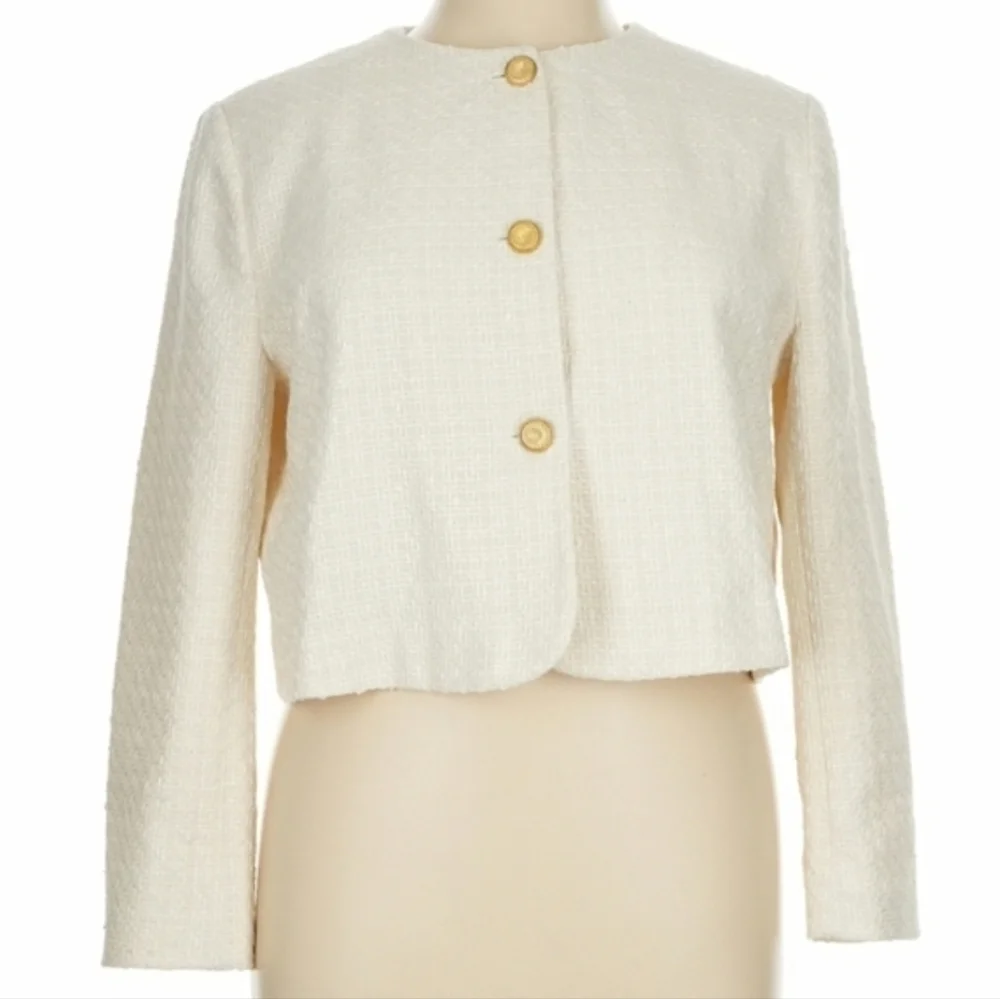 ZARA Textured Tweed Blazer Size XL