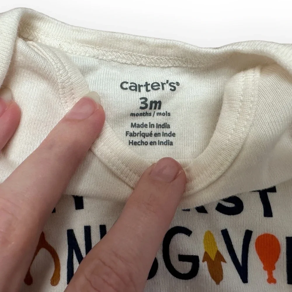 ⭐️ Carter's 'My First Thanksgiving' Two-Piece Infant Set