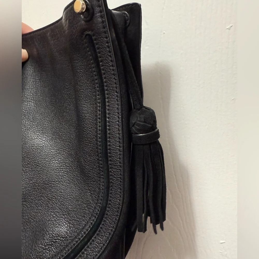 kate spade black leather