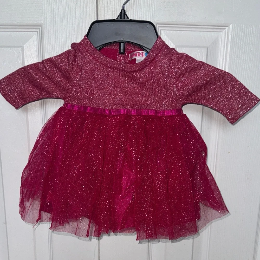 Limited Too Sparkle Fuchsia Tulle Dress