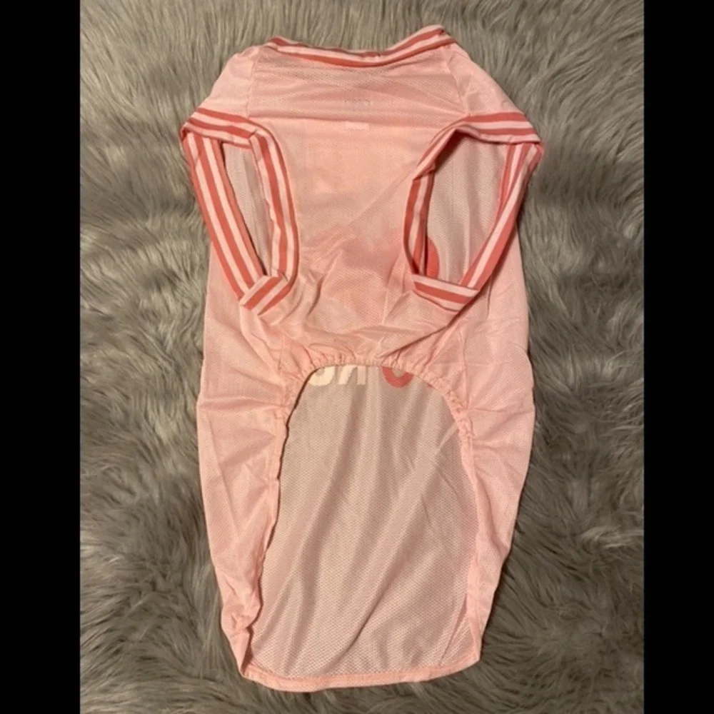 Casual Cannie Dog Clothes Pink‎ Love To Run Jersey Size XL Shirt