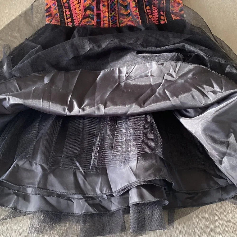 NWT! Teeze Me Strapless Black Formal Dress Size 5