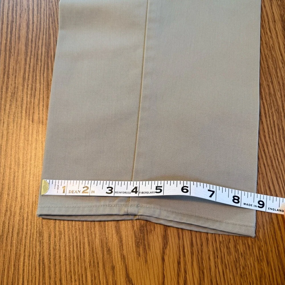 Bill Blass Men's Khaki Chinos, Pleated, Straight Leg 36 x32