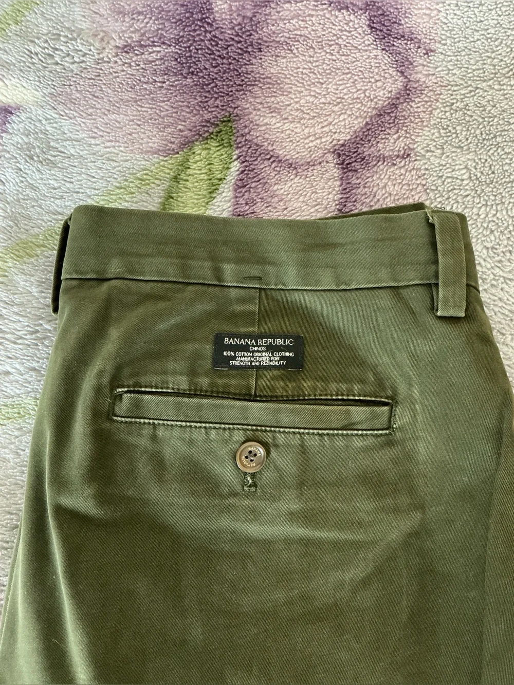 Banana Republic Emerson Straight Lived-In Chino Pants