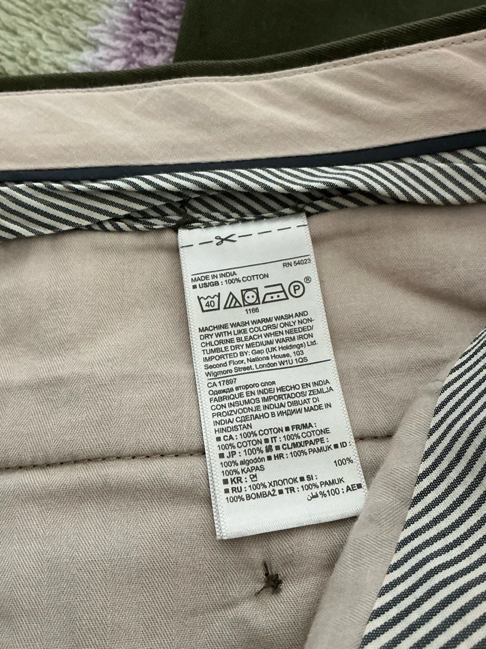 Banana Republic Emerson Straight Lived-In Chino Pants