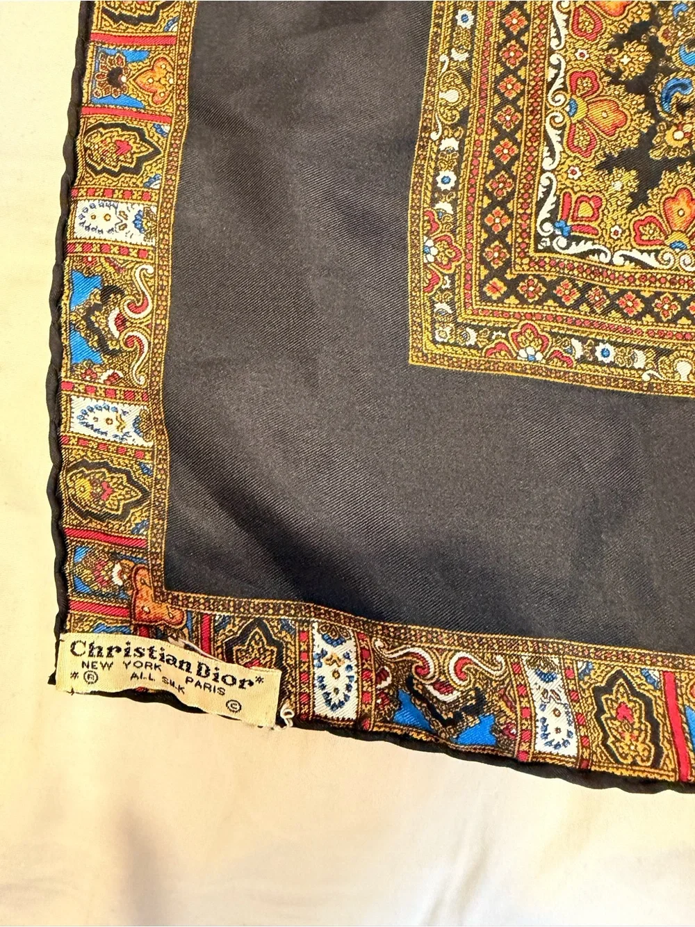 Dior vintage silk
