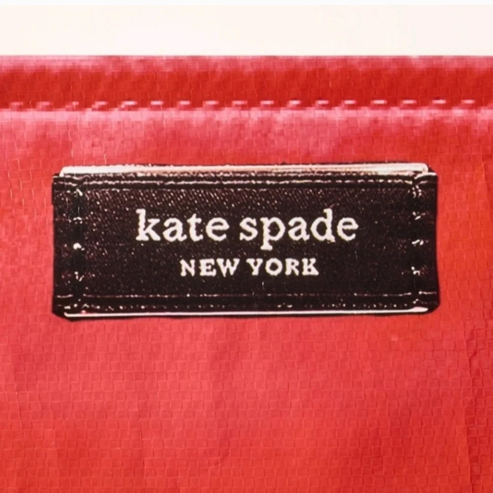 NWT Kate Spade × Target Reusable Large Tote Bag Red & White Limited Edition NEW