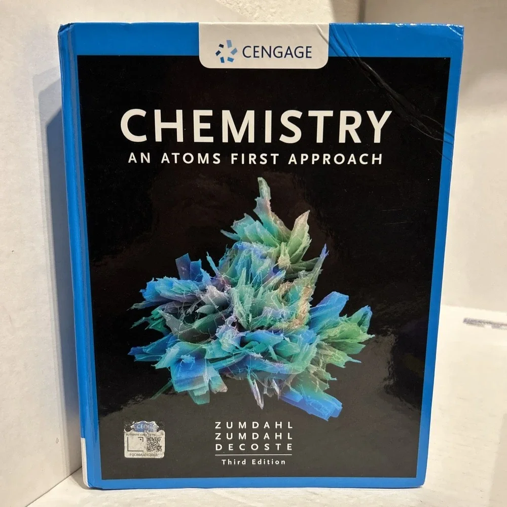 Chemistry An Atoms First Approach by Donald J. DeCoste, Steven Zumdahl Textbook