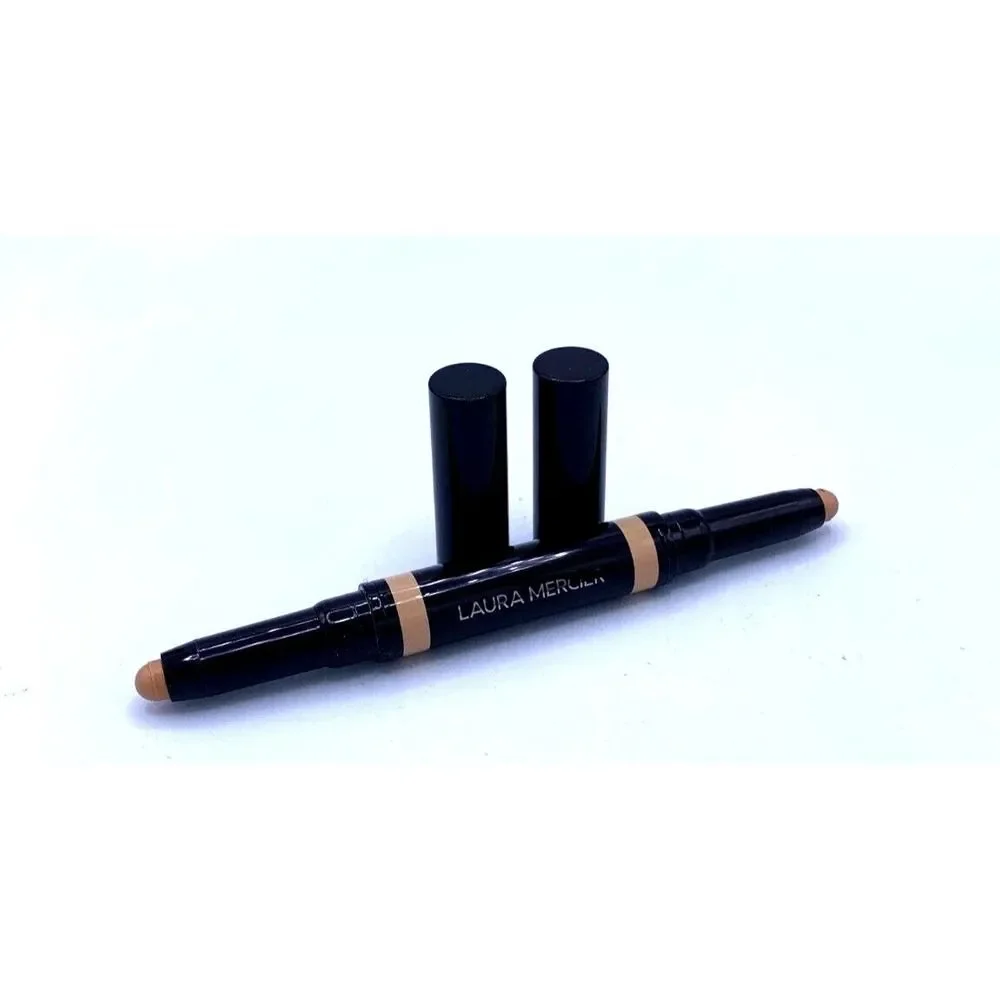 2 Lot 1C LAURA MERCIER SECRET CAMOUFLAGE Brighten & Correct Duo 0.06oz/2g NIB