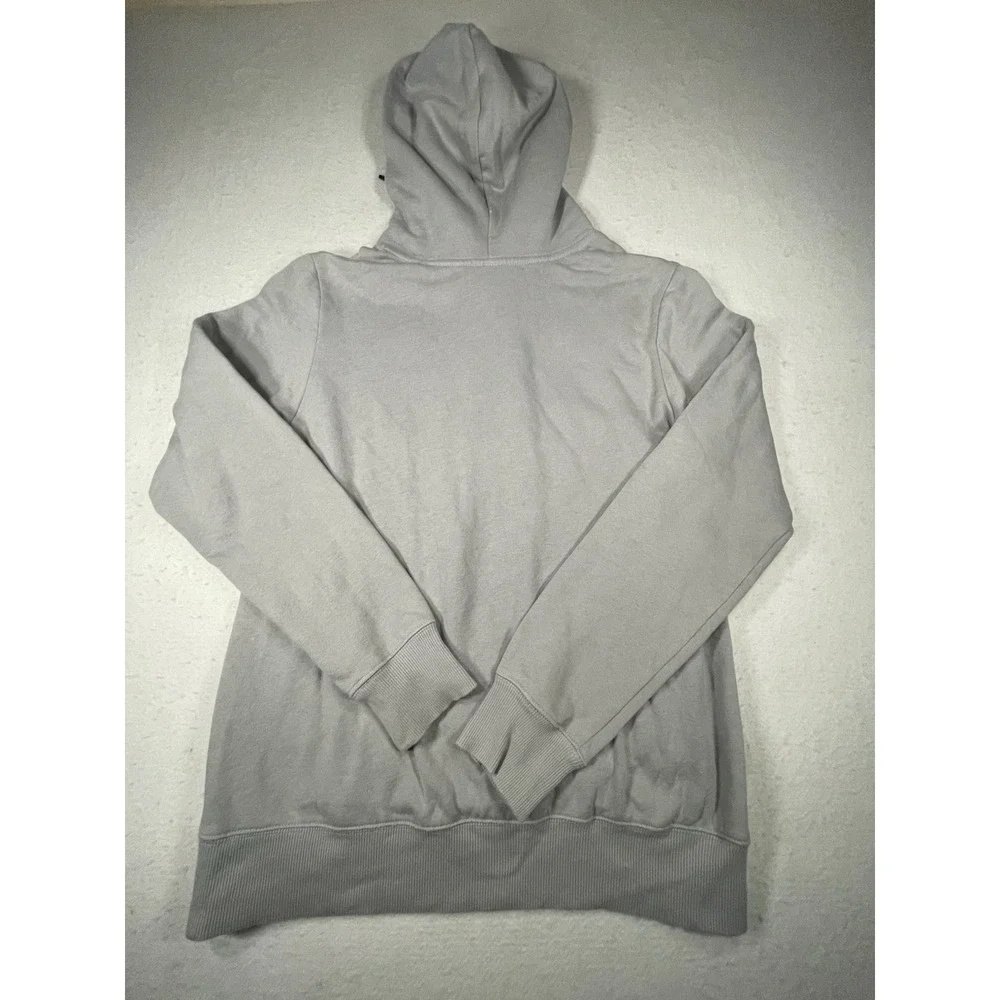 The North Face Hoodie Mens Small Gray Pullover Logo Sweatshirt