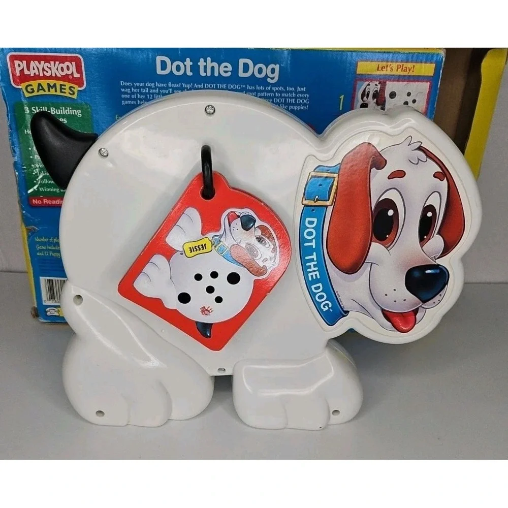 Dot the Dog Playskool Game Preschool Ages 3-5 Box Included Vintage‎ 1995