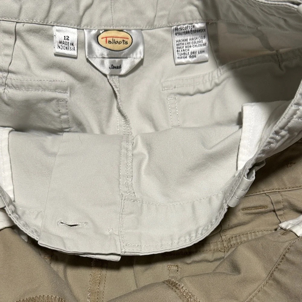 Talbots kahakis Casual Stretch Shorts 2 pairs ‎ size 12
