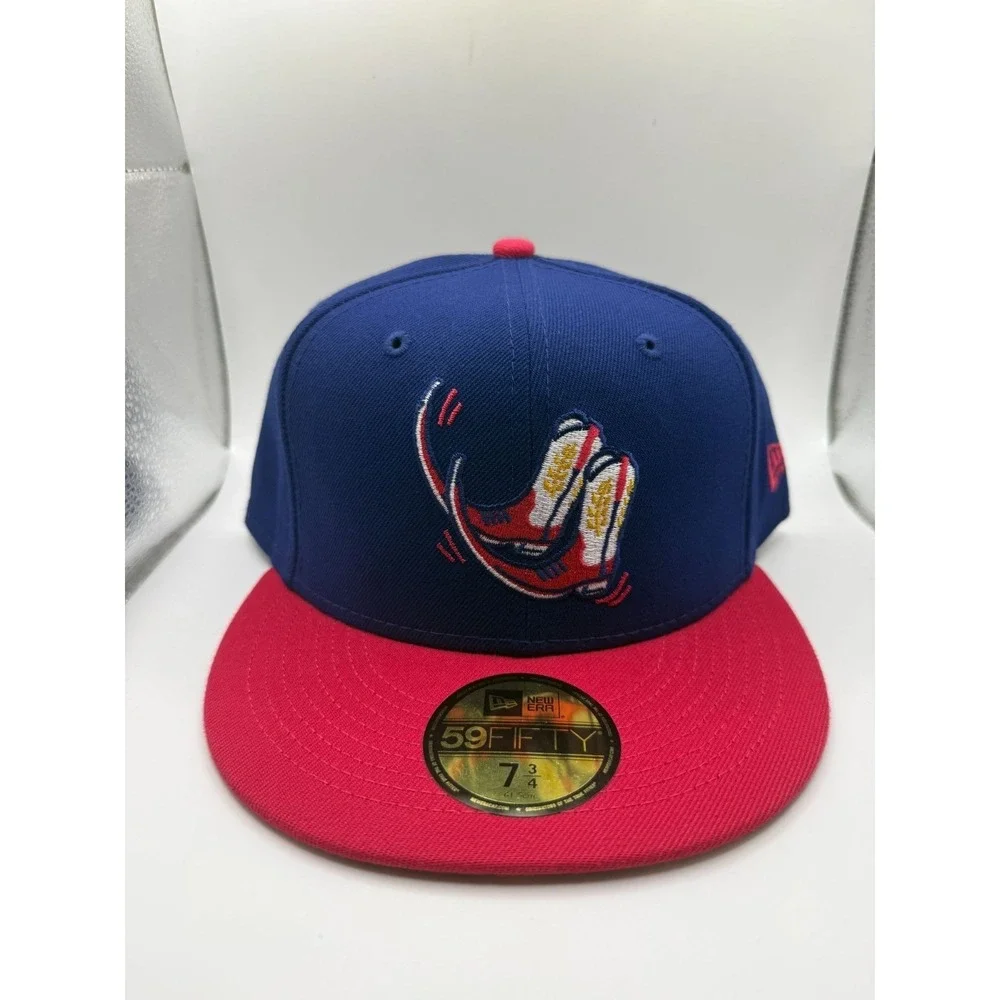 New‎ Era 59Fifty Amarillo Sod Poodles Blue & Red Size 7 3/4 MLB Minor League